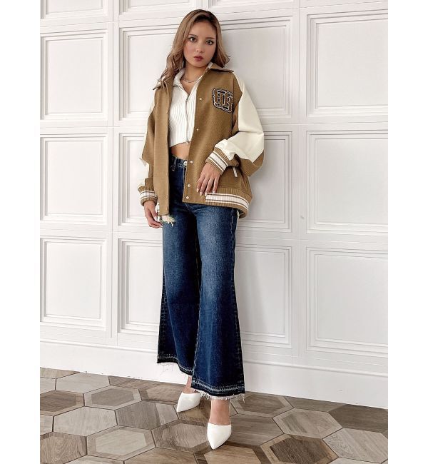 GYDA「DAMSEL BIG スタジャン」|ブルゾン・スタジャン|