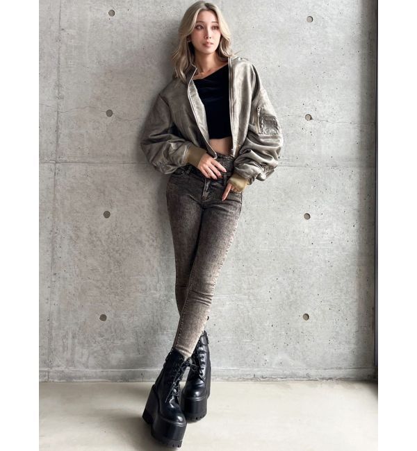 GYDA「PROCESSINGプリントMA1」|ブルゾン・スタジャン|