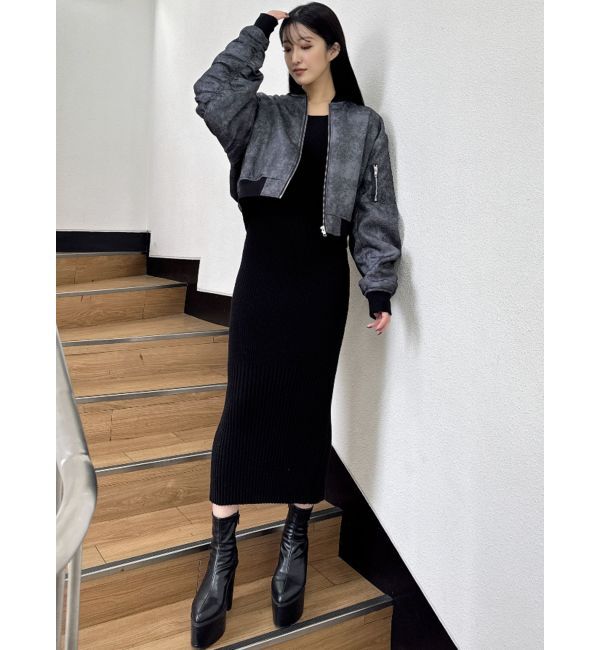 GYDA「PROCESSINGプリントMA1」|ブルゾン・スタジャン|