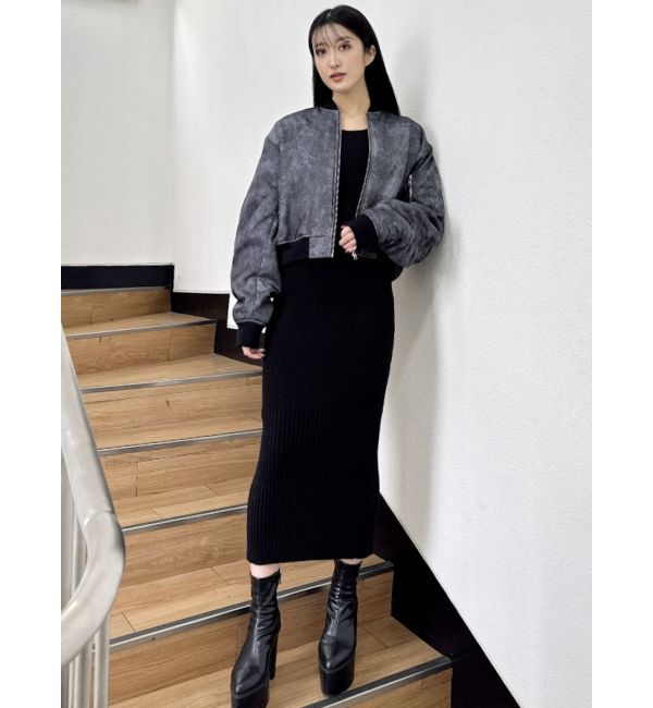 GYDA「PROCESSINGプリントMA1」|ブルゾン・スタジャン|