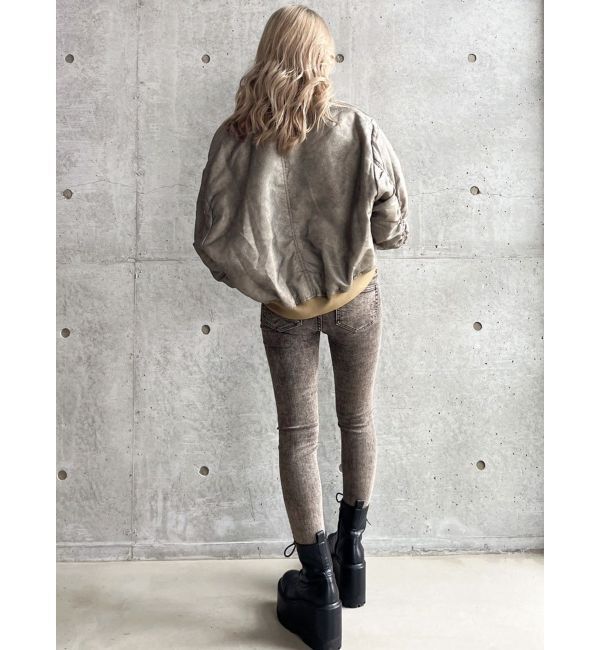 GYDA「PROCESSINGプリントMA1」|ブルゾン・スタジャン|