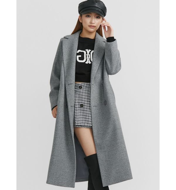 GYDA「フェイクレザーbrimキャスケット」|キャップ・キャスケット|