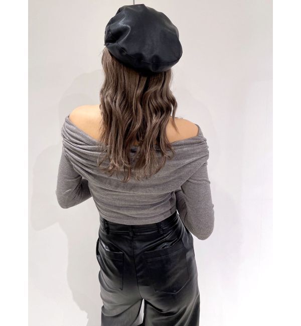 GYDA「アシンンメトリーオフショルトップス」|Tシャツ・カットソー|