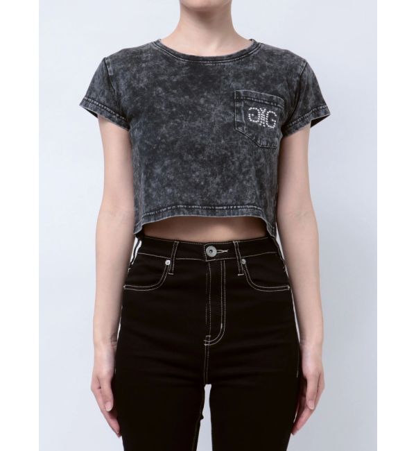 GYDA「Symmetry GYDA STONEポケットショートTシャツ」|Tシャツ・カットソー|