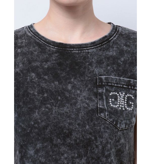 GYDA「Symmetry GYDA STONEポケットショートTシャツ」|Tシャツ・カットソー|