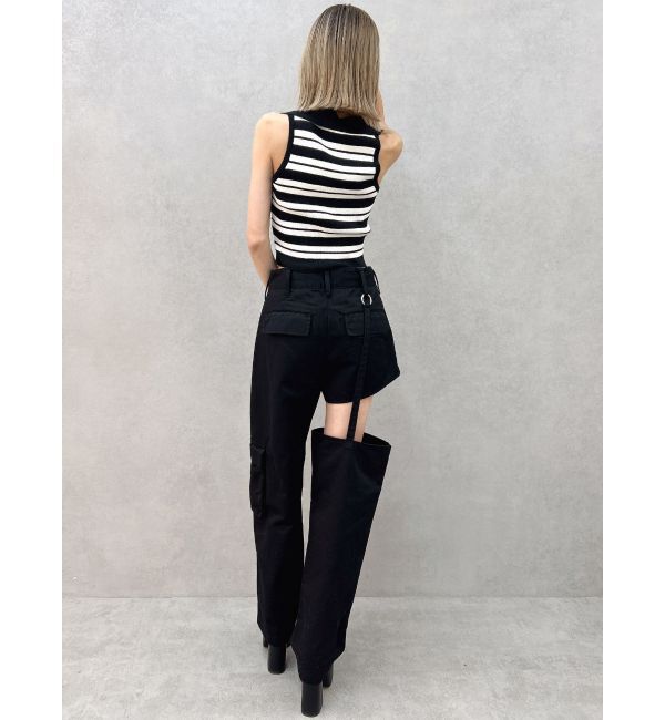 GYDA「SIDE CUTデザインカーゴカラーワイドパンツ」|その他|