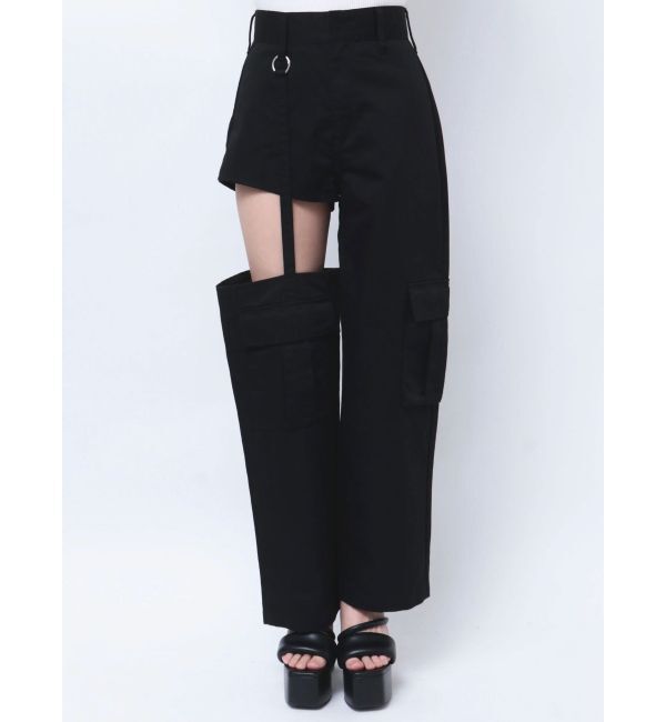 GYDA「SIDE CUTデザインカーゴカラーワイドパンツ」|その他|