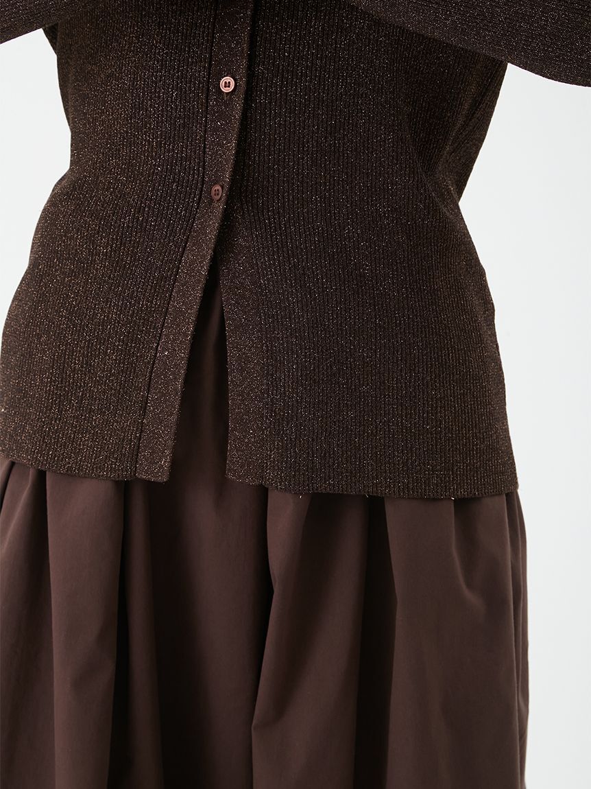 セットアイテム】ポロ衿ニットタックフレアスカートコーデSET（Mila