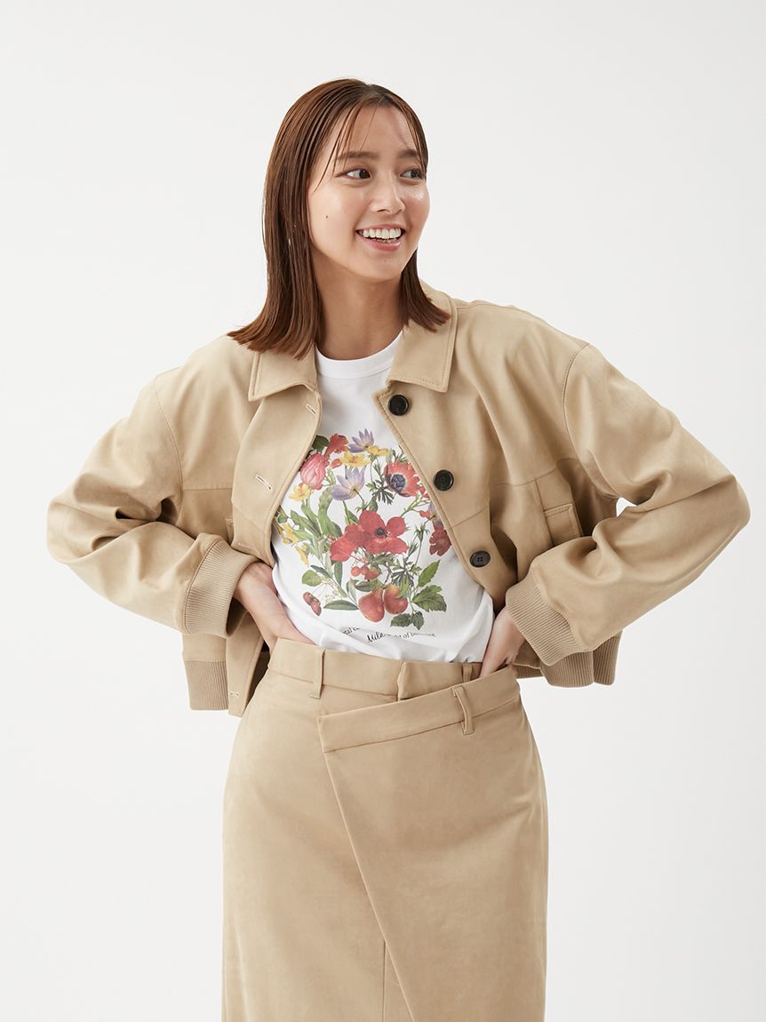 Mila Owen「ボタニカルグラフィックTシャツ」|Tシャツ・カットソー|