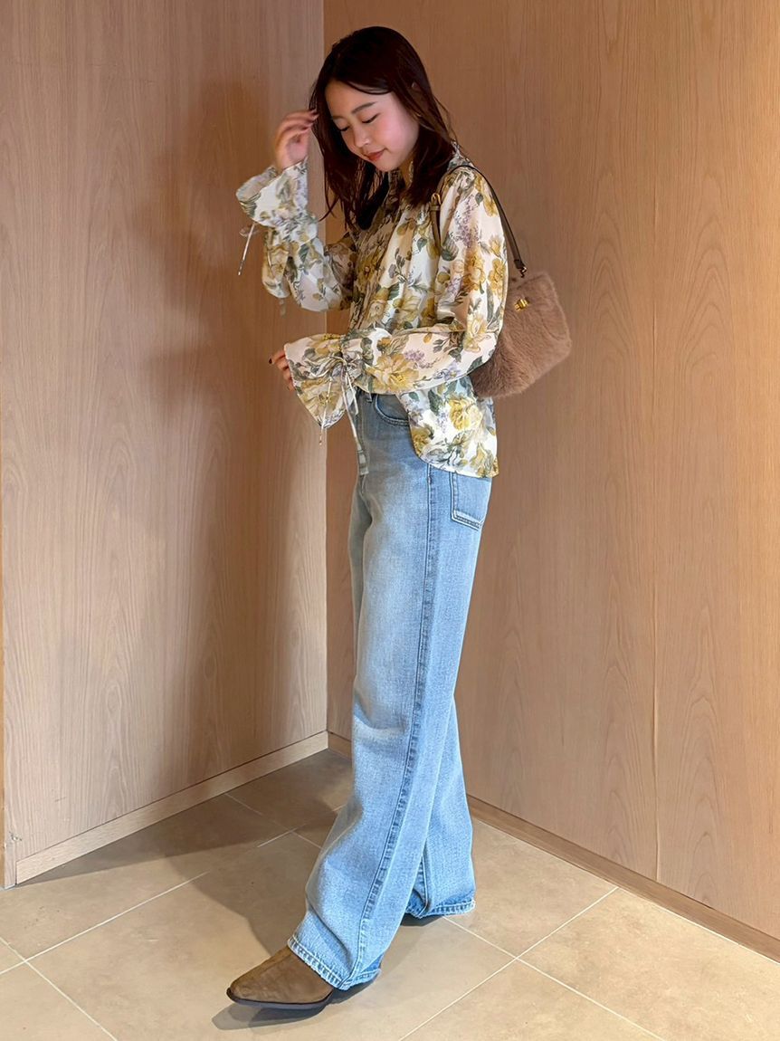 Mila Owen「フラワープリントブラウス」|シャツ・ブラウス|