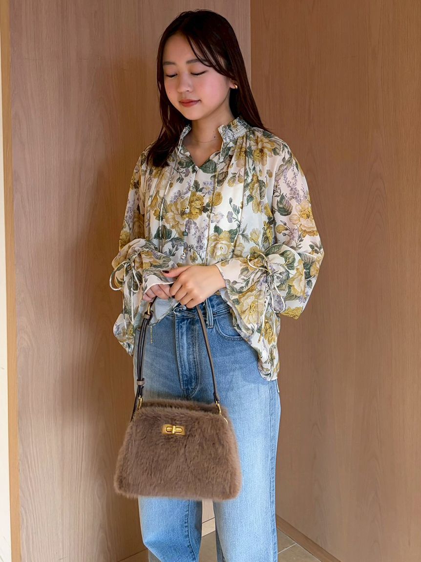 Mila Owen「フラワープリントブラウス」|シャツ・ブラウス|