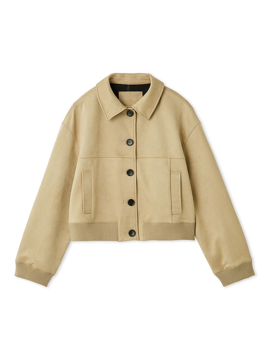 Mila Owen「【セットアップ対応】スウェードブルゾン」|ブルゾン・スタジャン|