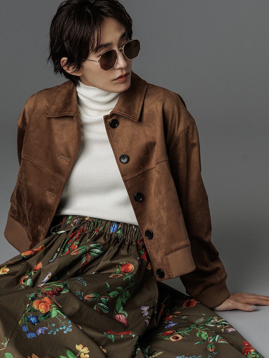 Mila Owen「【セットアップ対応】スウェードブルゾン」|ブルゾン・スタジャン|CML