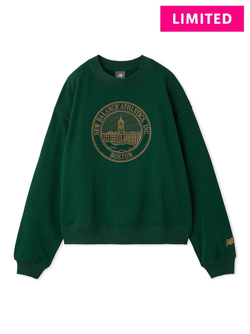 NEW BALANCE 「【New balance for emmi】Athletics フレンチテリーオーバーサイズド Crestクルー」|スウェット・ジャージ|