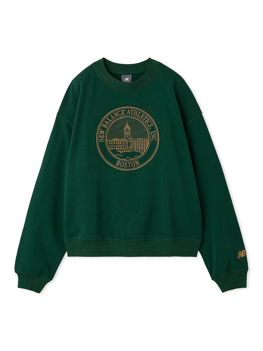 NEW BALANCE 「【New balance for emmi】Athletics フレンチテリーオーバーサイズド Crestクルー」|スウェット・ジャージ|
