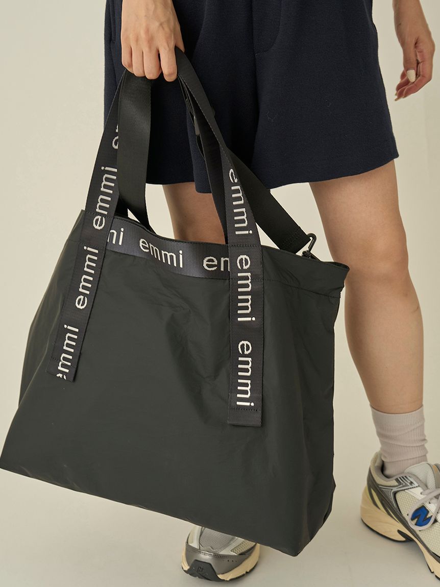 emmi atelier「【10th】【ONLINE限定カラー】emmiロゴビッグトートバッグ」|トートバッグ|