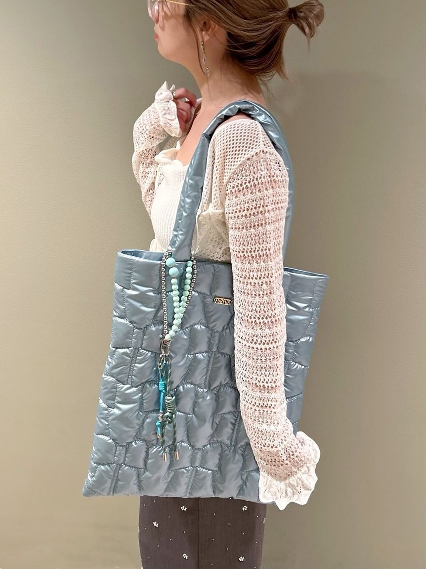 FURFUR「【WEB限定カラー】リボンキルティングトートバッグ」|トートバッグ|