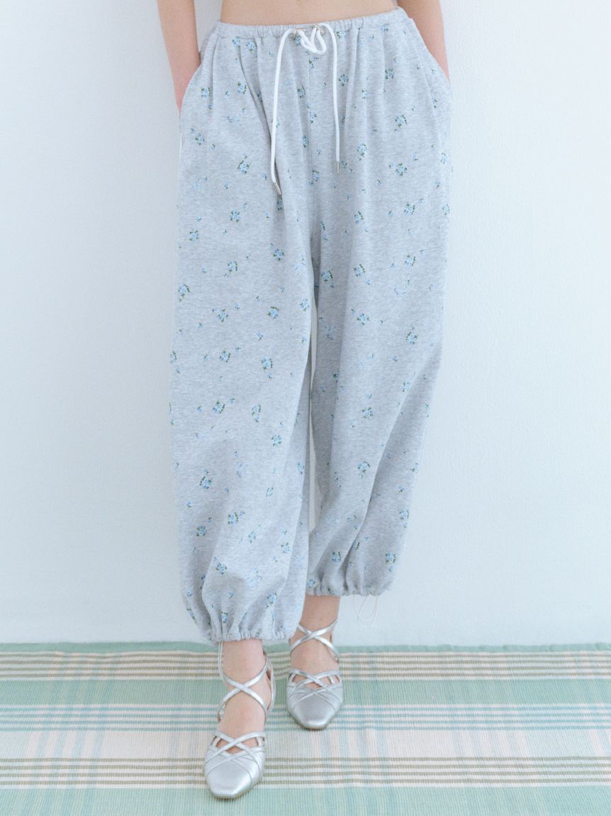 FURFUR「【限定カラー】フラワープリントスウェットワイドパンツ」|その他|