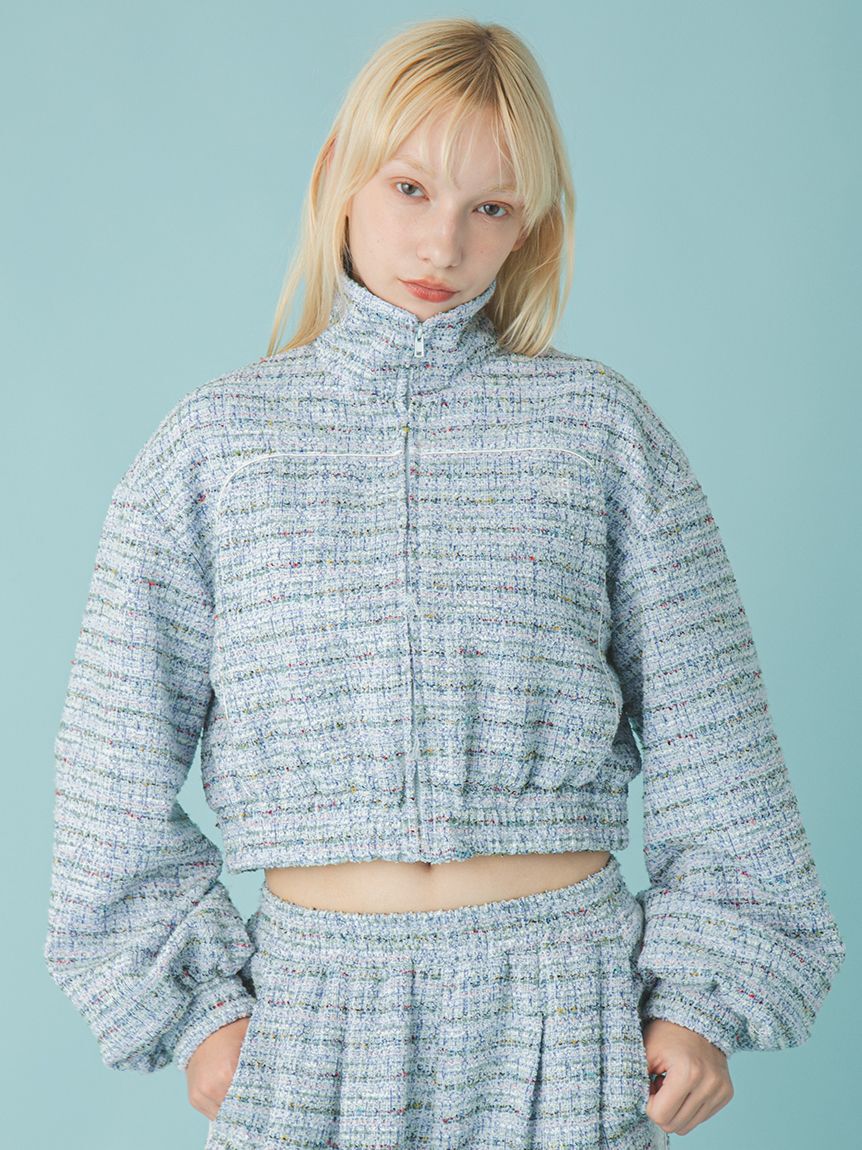 FURFUR「ツイーディトラックブルゾン」|ブルゾン・スタジャン|