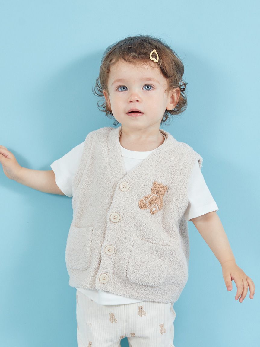 GELATO PIQUE KIDS & BABY「【限定カラーあり】【BABY】パウダーベアベスト」|その他ベビーウェア|BEG