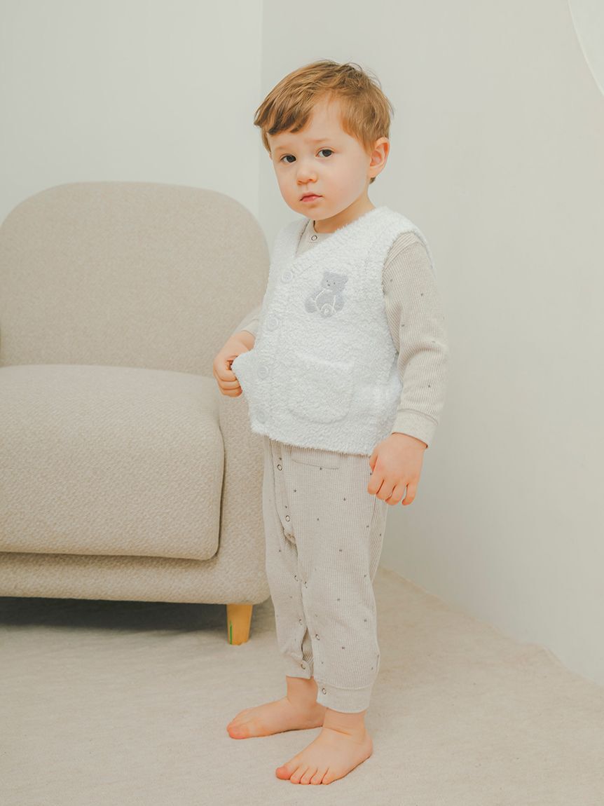 GELATO PIQUE KIDS & BABY「【限定カラーあり】【BABY】パウダーベアベスト」|その他ベビーウェア|