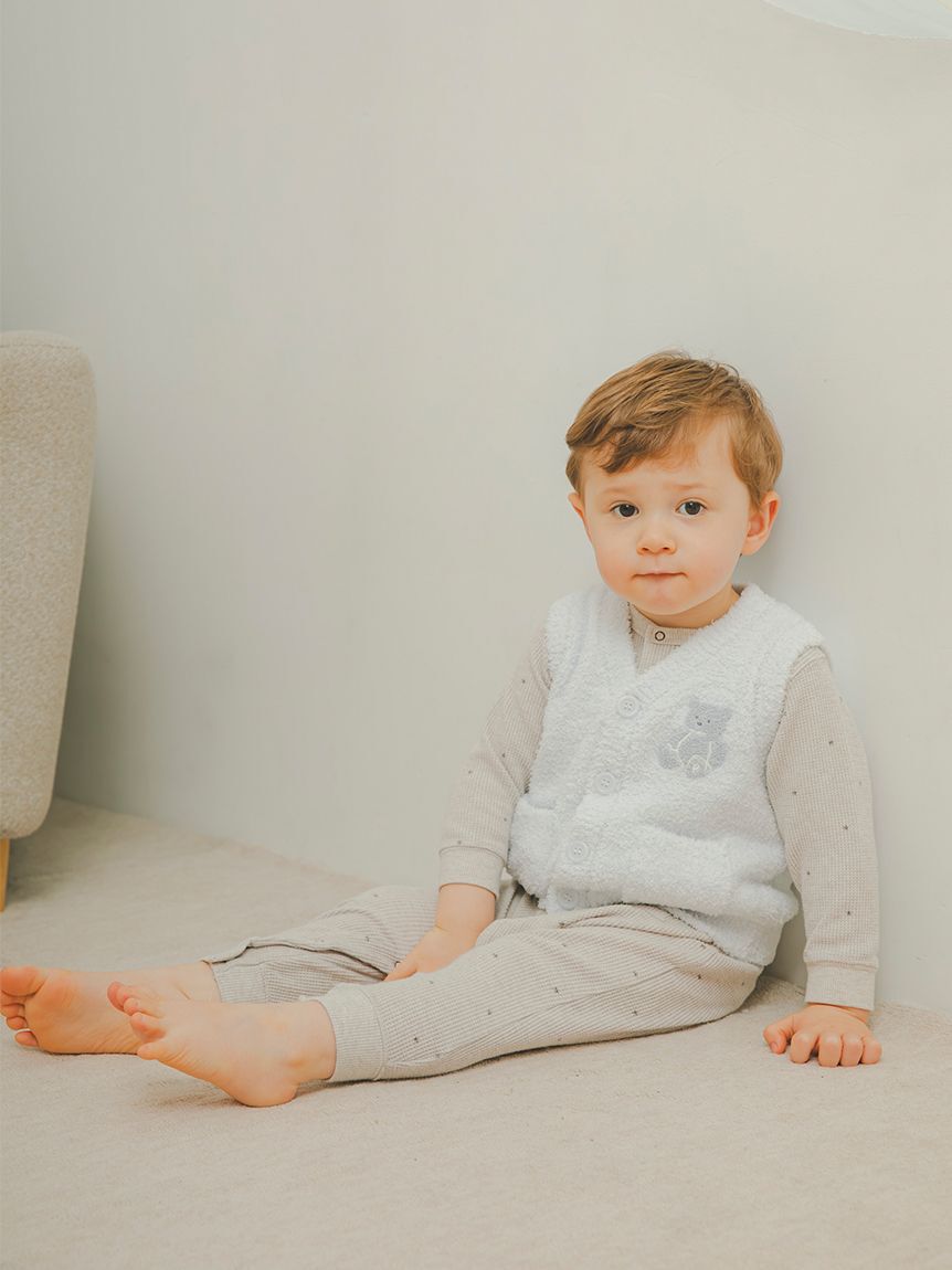 GELATO PIQUE KIDS & BABY「【限定カラーあり】【BABY】パウダーベアベスト」|その他ベビーウェア|