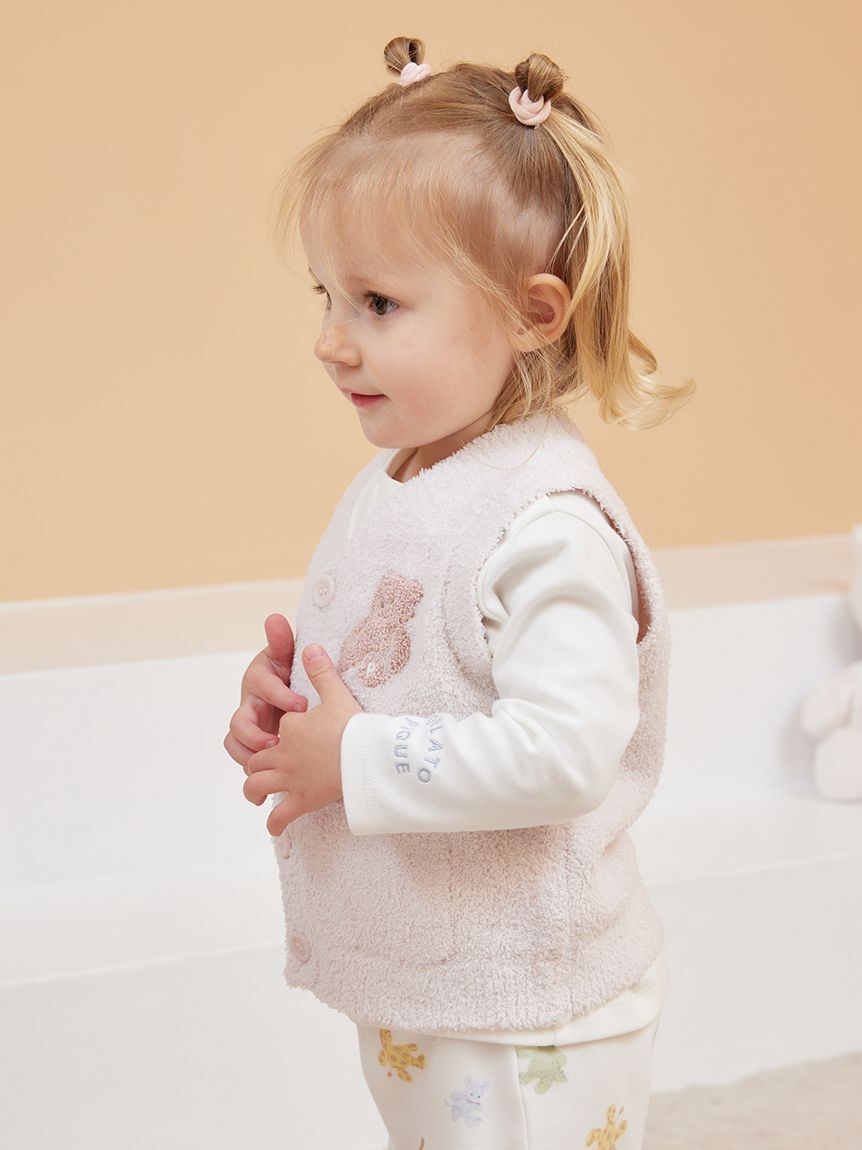 GELATO PIQUE KIDS & BABY「【限定カラーあり】【BABY】パウダーベアベスト」|その他ベビーウェア|