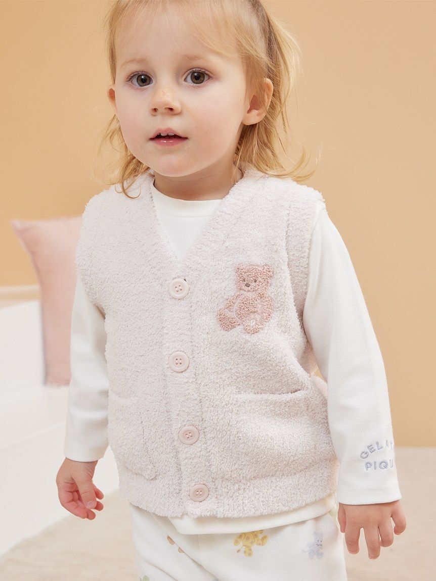 GELATO PIQUE KIDS & BABY「【限定カラーあり】【BABY】パウダーベアベスト」|その他ベビーウェア|PNK