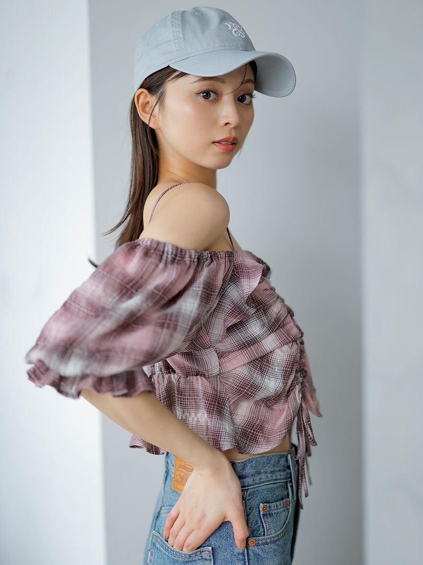 SNIDEL「【SNIDEL|NEW ERA(R)】コラボエンブレムキャップ」|キャップ・キャスケット|