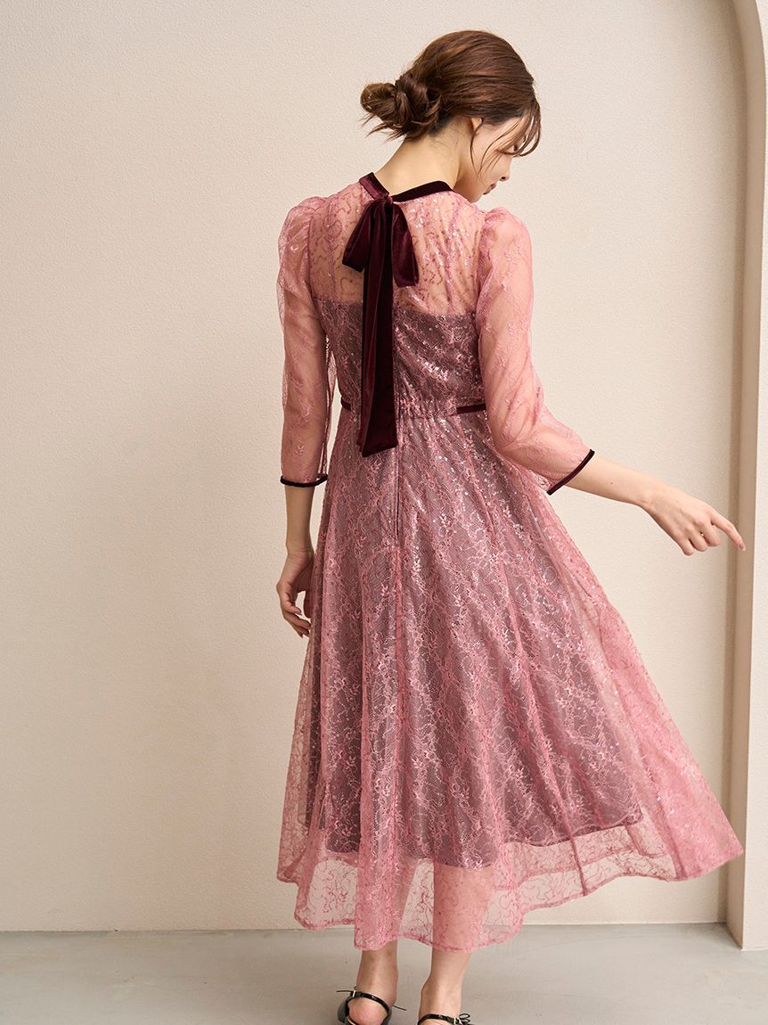 スパークルレースドレス（SNIDEL）｜ルミネのファッション通販