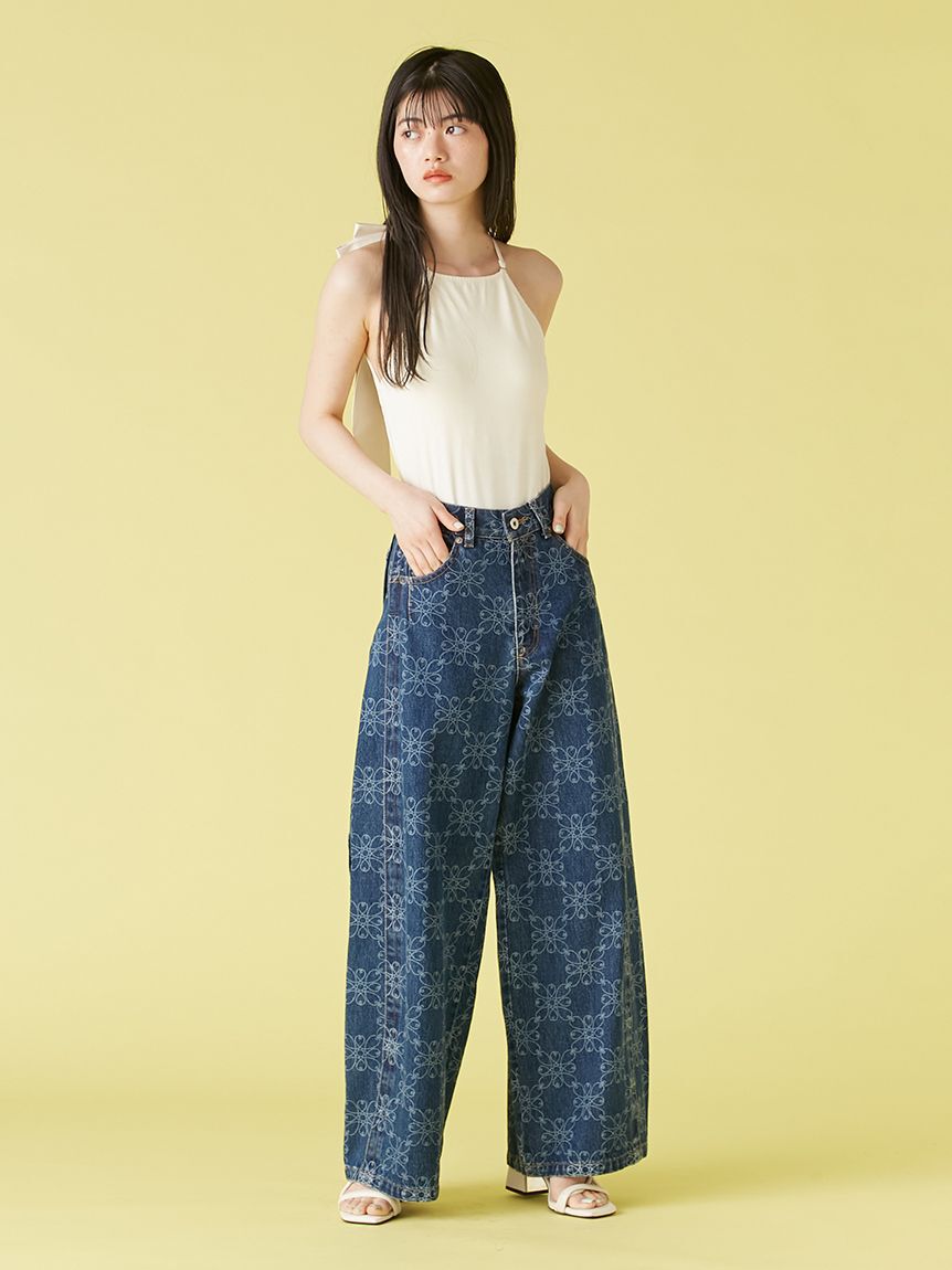 LILY BROWN Lingerie「【LILY BROWN Lingerie】バックリボンボディスーツ」|キャミソール|