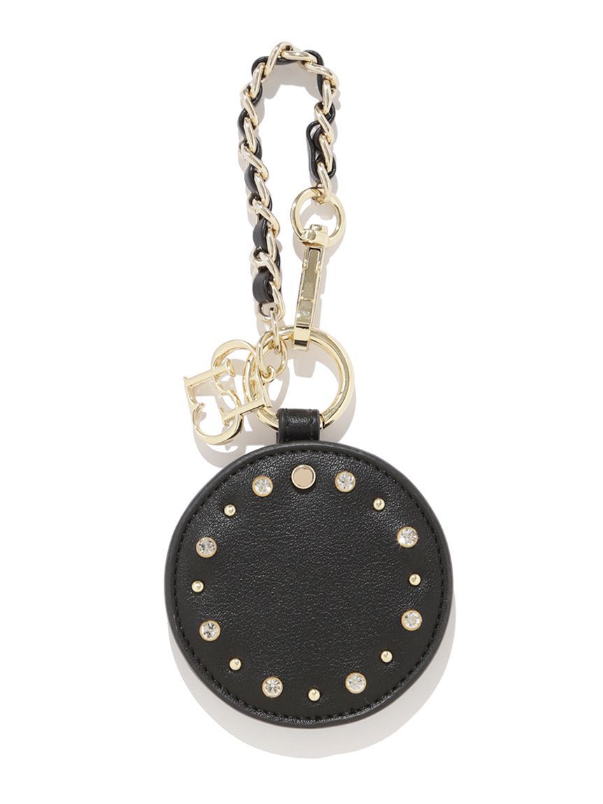 CELFORD「【リュタン】ビジュースタッズスライドミラーカスタムチャーム」|キーケース|BLK