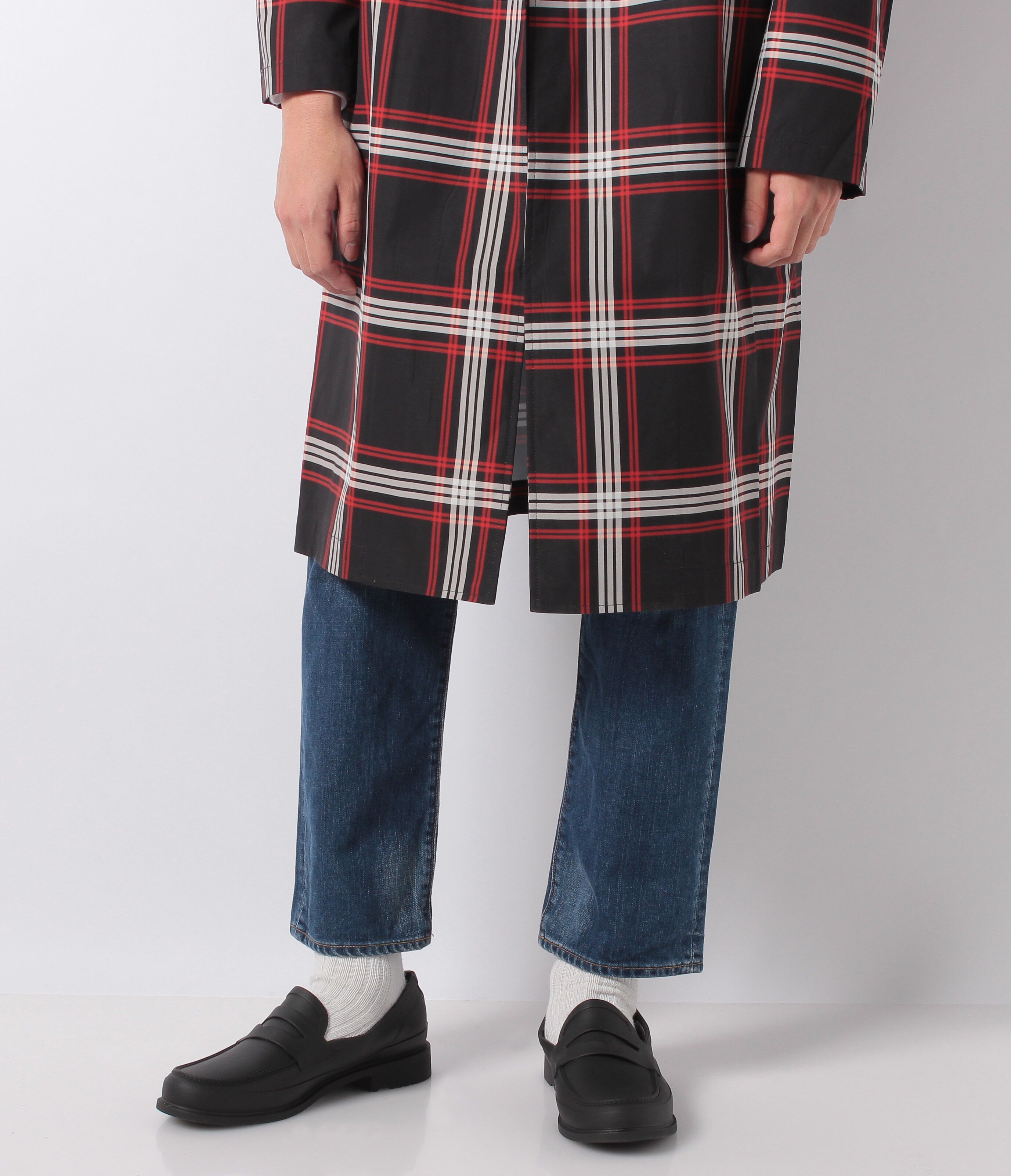  「【19年春夏 新作】MENS ペニーローファーマット」|パンプス|BLK