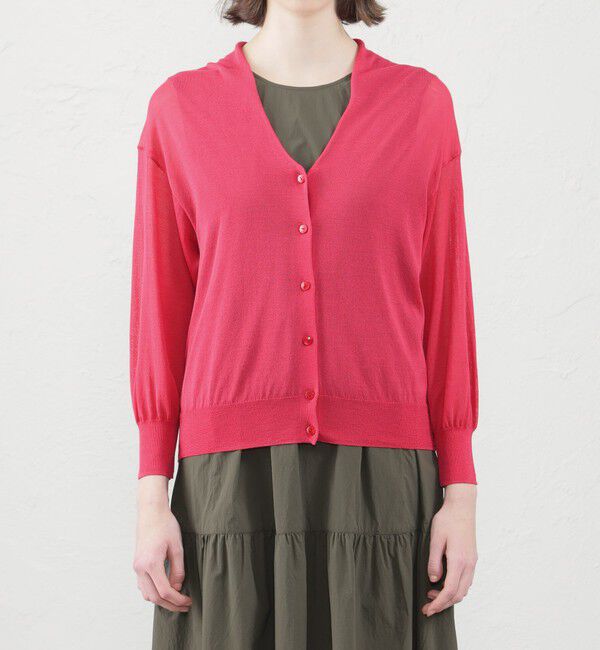 MACKINTOSH PHILOSOPHY「【Heavenly Sheer Knit】ドルマンカーディガン」|ニット・セーター|