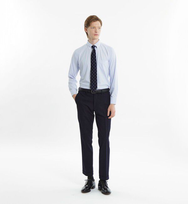 MACKINTOSH PHILOSOPHY「トロッター ボタンダウンシャツ トリコットジャージーバリエーション」|シャツ・ブラウス|