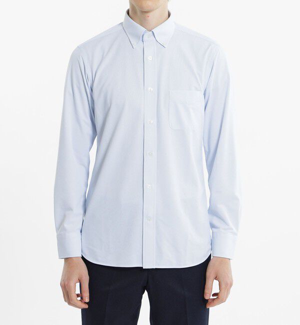 MACKINTOSH PHILOSOPHY「トロッター ボタンダウンシャツ トリコットジャージーバリエーション」|シャツ・ブラウス|