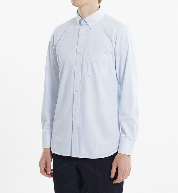 MACKINTOSH PHILOSOPHY「トロッター ボタンダウンシャツ トリコットジャージーバリエーション」|シャツ・ブラウス|