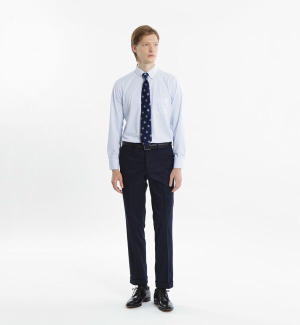 MACKINTOSH PHILOSOPHY「トロッター ボタンダウンシャツ トリコットジャージーバリエーション」|シャツ・ブラウス|