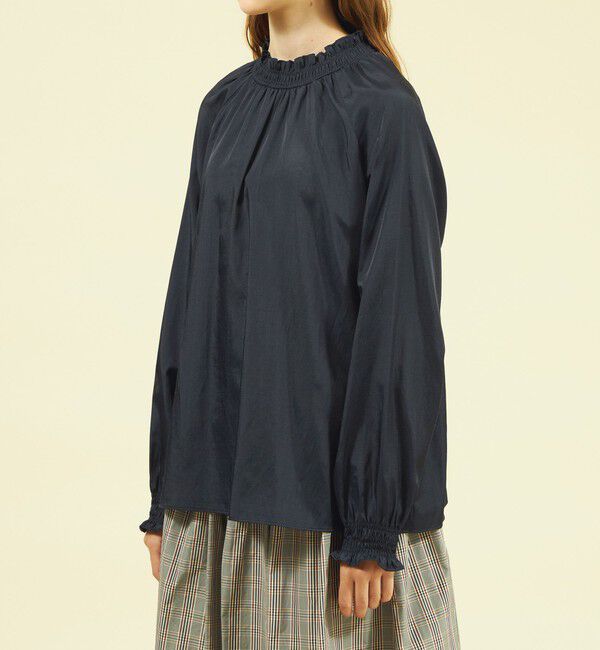 MACKINTOSH PHILOSOPHY「サテンシャーリングブラウス」|シャツ・ブラウス|