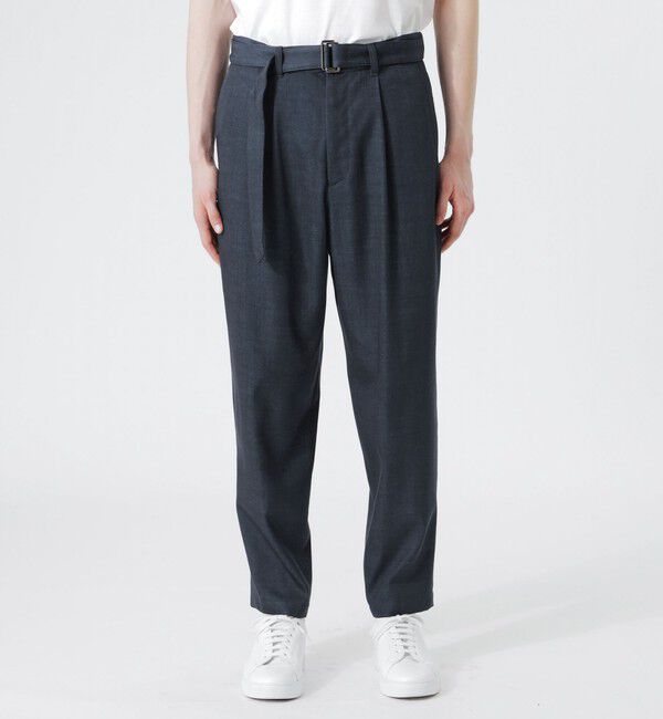  「ベルテッド デニムスラックス」|スラックス|