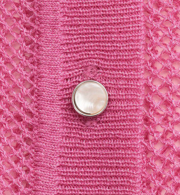  「【ドラマ着用商品】メッシュニットカーディガン」|ニット・セーター|