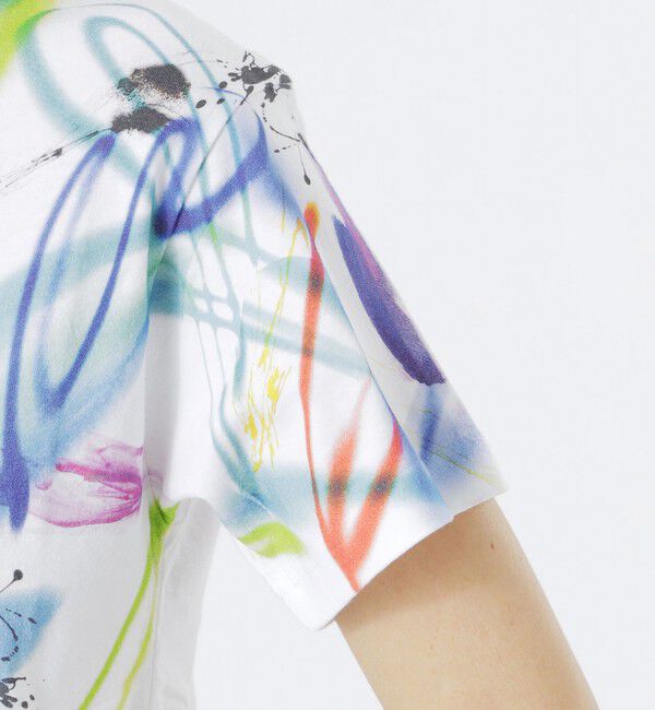  「【KANAKO SASAKI】コラボレーション ネオングラフィッククルーネックTシャツ」|Tシャツ・カットソー|