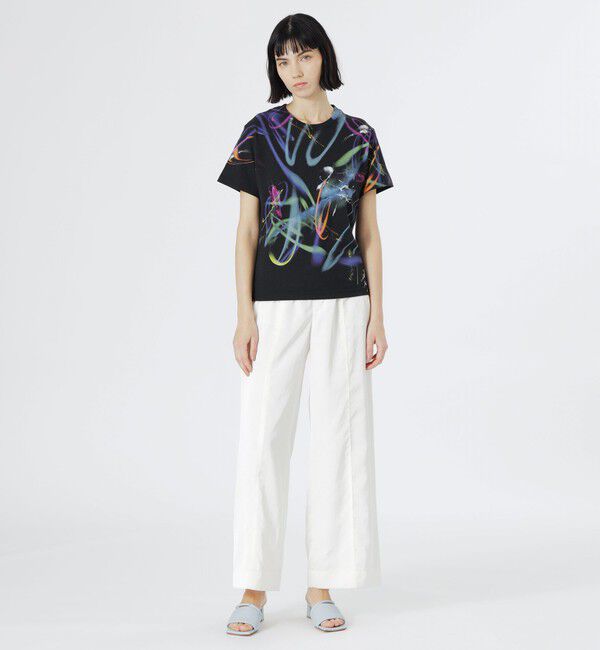  「【KANAKO SASAKI】コラボレーション ネオングラフィッククルーネックTシャツ」|Tシャツ・カットソー|