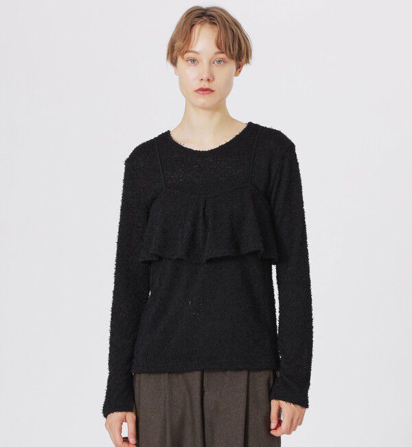  「レイヤードプルオーバー」|Tシャツ・カットソー|ブラック