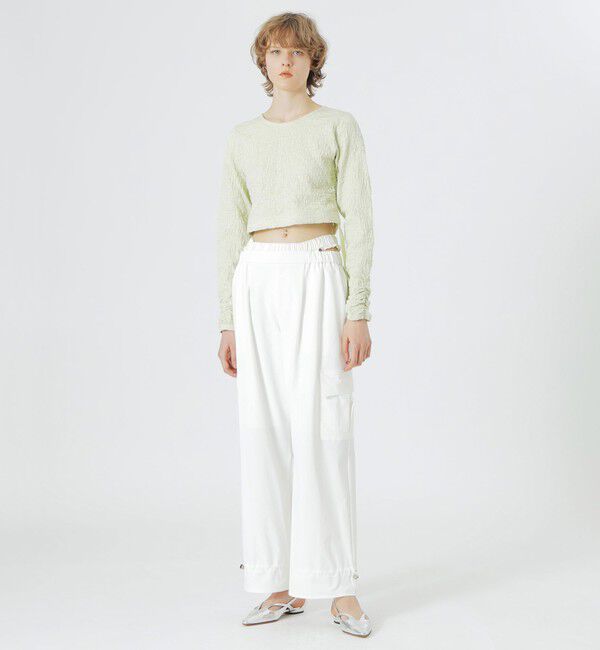  「ダブルウエストカーゴパンツ」|カーゴ|