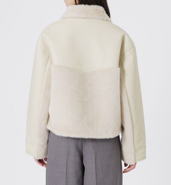  「ファーコンビワークブルゾン」|ブルゾン・スタジャン|