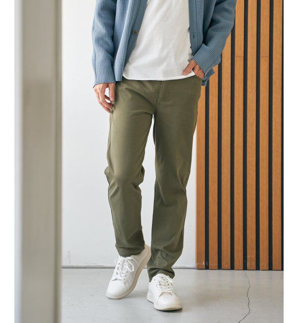 ikka「【雑誌MonoMax4月号掲載】GOKU楽パンツ EASY STRETCH 5ポケット」|その他|グリーン