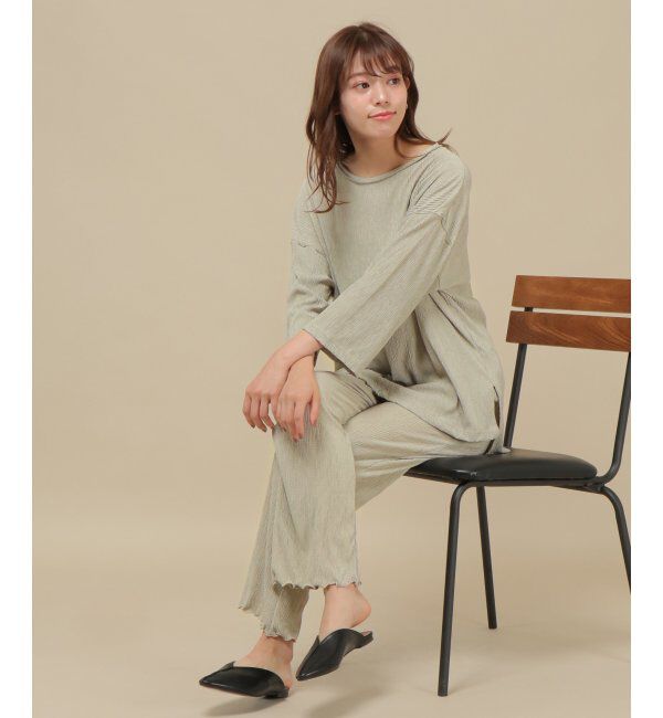 IKKA LOUNGE「ワッシャープリーツパンツ」|その他|