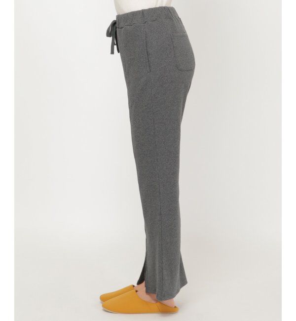 IKKA LOUNGE「テレコ裾スリットパンツ」|その他|