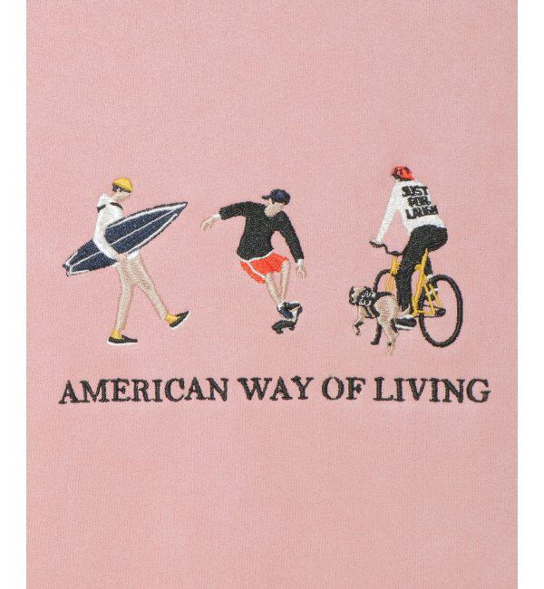 ikka「フェイクスウェード刺繍プルオーバー」|パーカー|